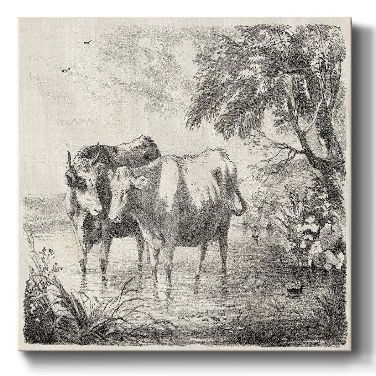 Rural Charms II-Gallery Wrapped Canvas