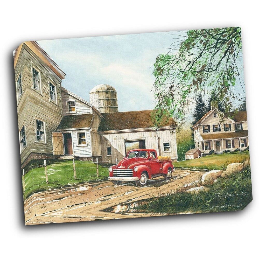 Rural Living 20x16 Gallery Wrapped Stretched Canvas