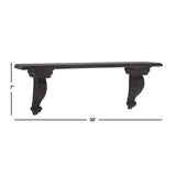 Wood Resin Wall Shelf 39 x 7