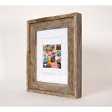 Rustic Barnwood Picture Photo Wall Mount Frame with Laser Level