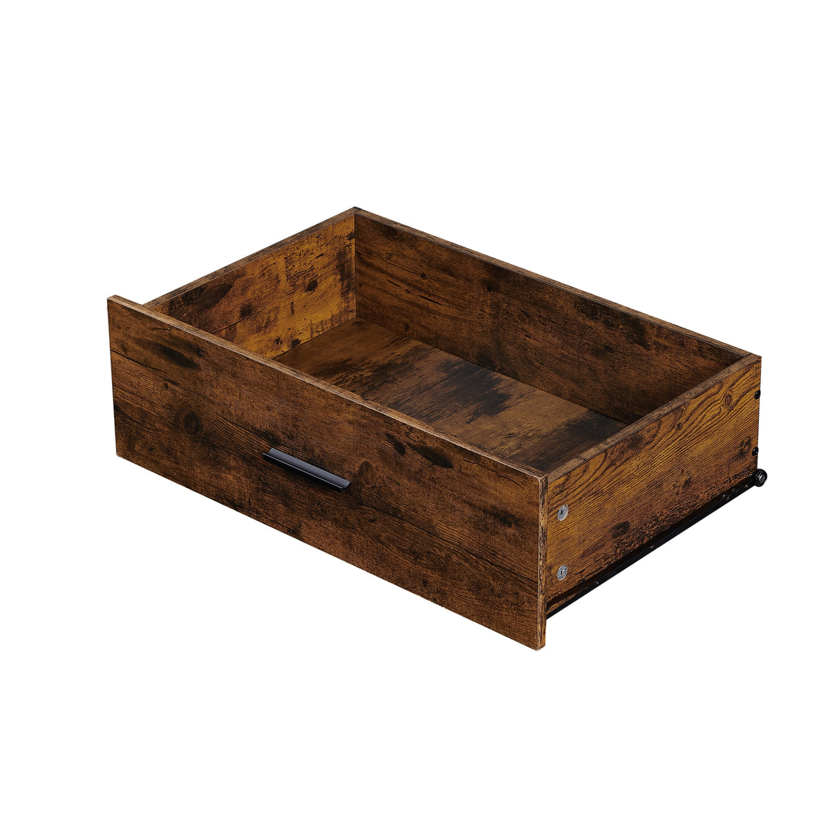 Rustic Grey Wood Dresser with 7 Drawers