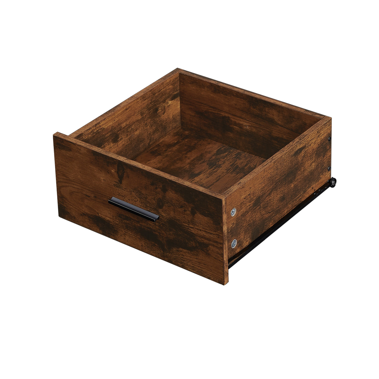 Rustic Grey Wood Dresser with 7 Drawers