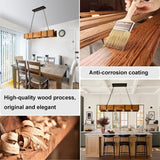 Rustic Kitchen Island Lights Wood Farmhouse Dining Room Chandelier