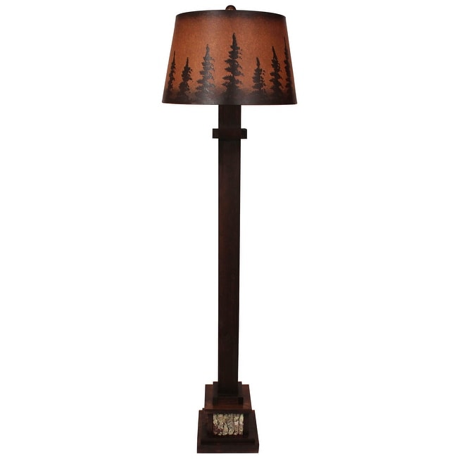 Rustic Mission Style Floor Lamp