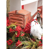 Sullivans Rustic Red Water Can Planter - 24"L x 8"W x 11"H