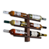 Rustic State Kuntra Wall Mounted Wine Rack Bottles