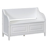 Rustic Style Solid wood Entryway Multifunctional Storage Bench