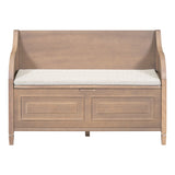 Rustic Style Solid wood Entryway Multifunctional Storage Bench