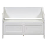 Rustic Style Solid wood Entryway Multifunctional Storage Bench