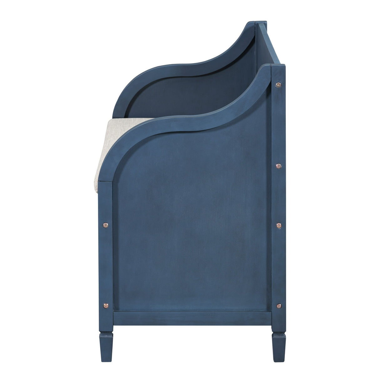 Rustic Style Solid wood Entryway Multifunctional Storage Bench