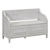 Rustic Style Solid wood Entryway Multifunctional Storage Bench
