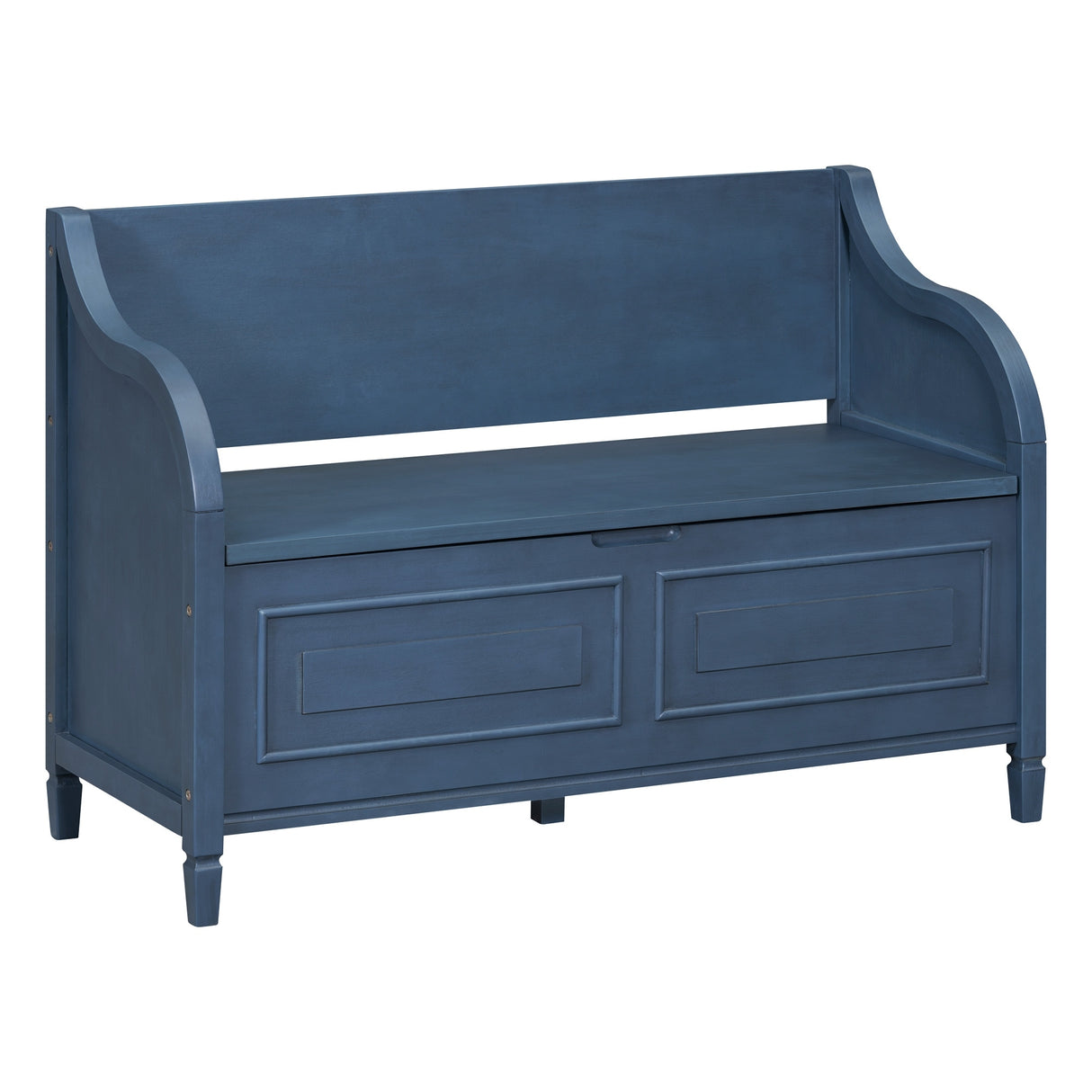 Rustic Style Solid wood Entryway Multifunctional Storage Bench