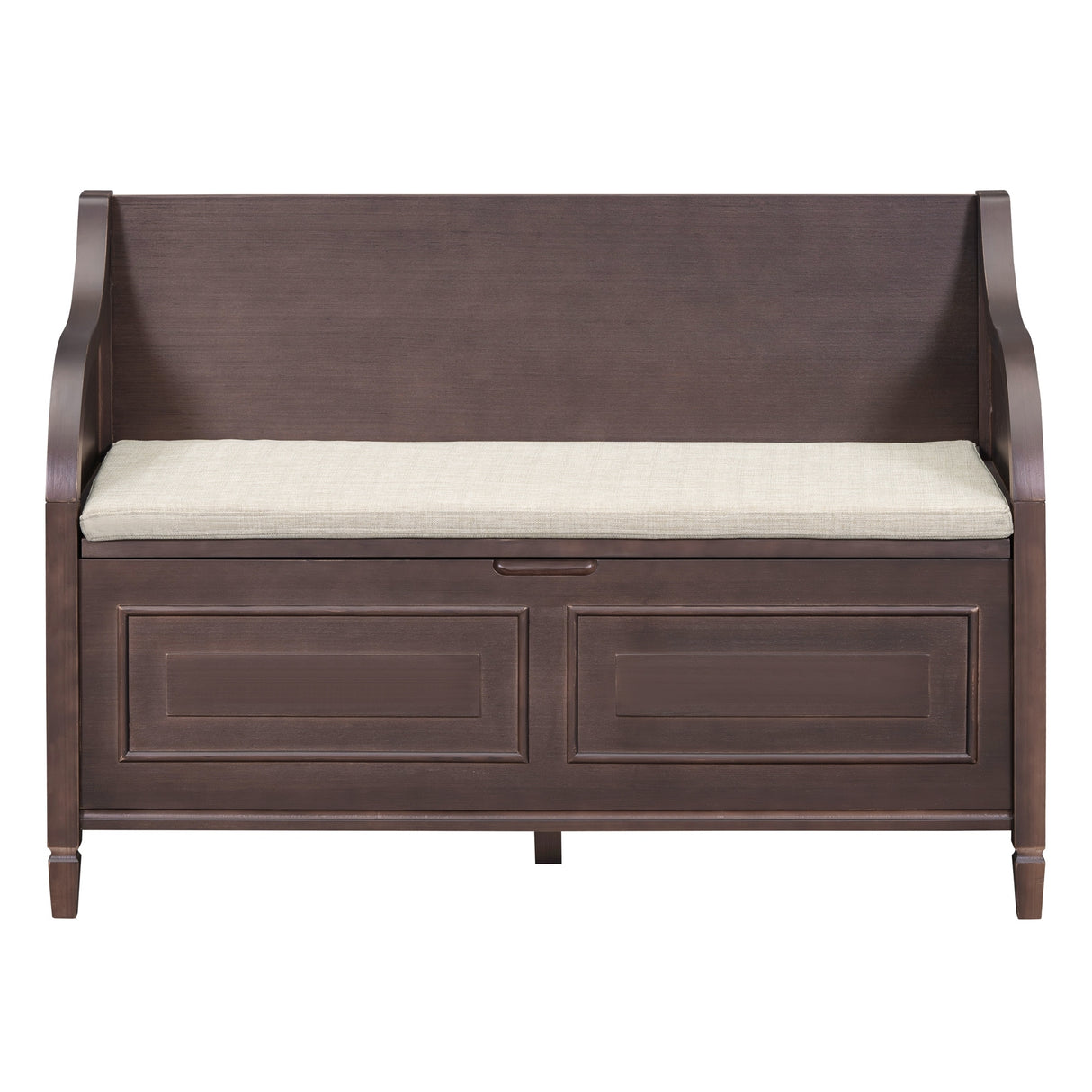 Rustic Style Solid wood Entryway Multifunctional Storage Bench