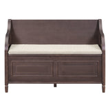 Rustic Style Solid wood Entryway Multifunctional Storage Bench
