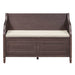 Rustic Style Solid wood Entryway Multifunctional Storage Bench