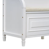 Rustic Style Solid wood Entryway Multifunctional Storage Bench