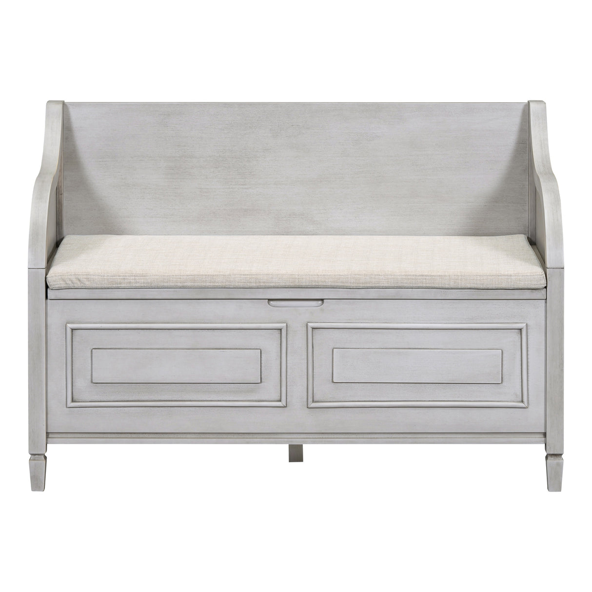 Rustic Style Solid wood Entryway Multifunctional Storage Bench