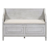 Rustic Style Solid wood Entryway Multifunctional Storage Bench