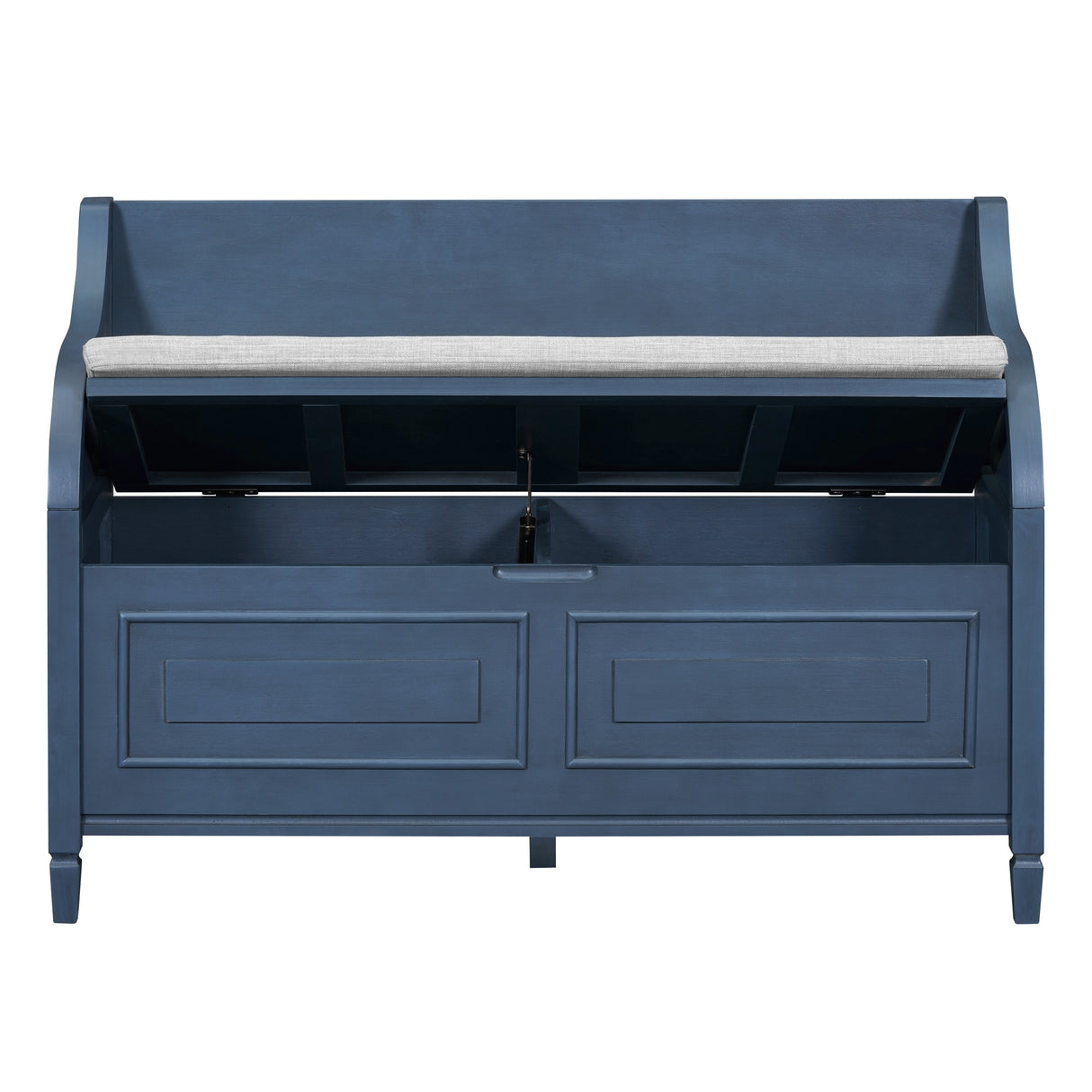 Rustic Style Solid wood Entryway Multifunctional Storage Bench