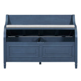 Rustic Style Solid wood Entryway Multifunctional Storage Bench