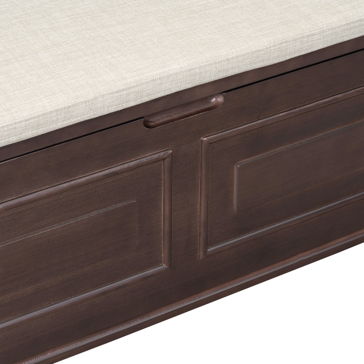 Rustic Style Solid wood Entryway Multifunctional Storage Bench