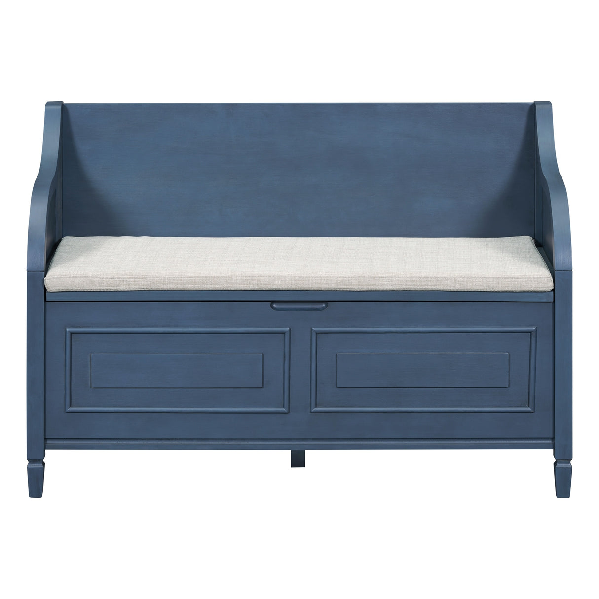 Rustic Style Solid wood Entryway Multifunctional Storage Bench