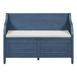 Rustic Style Solid wood Entryway Multifunctional Storage Bench
