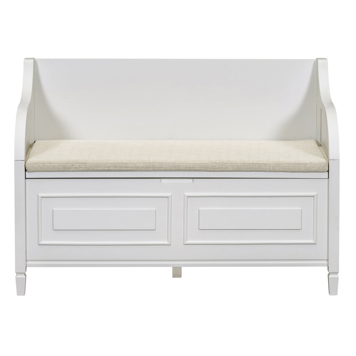 Rustic Style Solid wood Entryway Multifunctional Storage Bench
