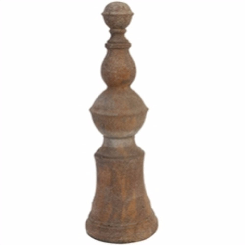 Rustically Charmed Terracotta Ornament, Brown
