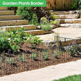 Rustproof Metal Wire Garden Border Fence, T Shape