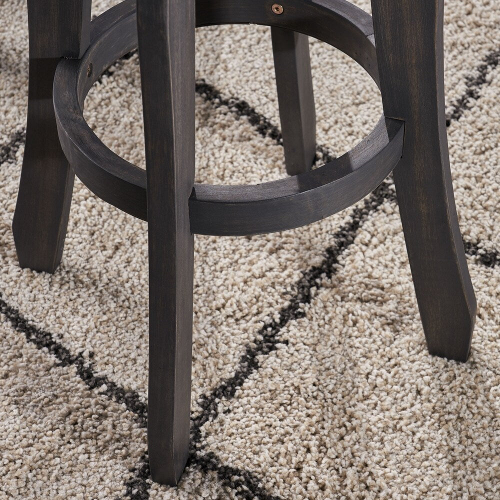 Ruthie Backless Acacia Wood Barstool (Set of 2) by Christopher Knight Home