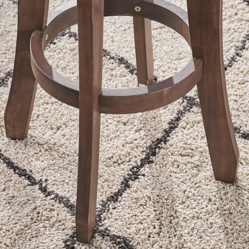 Ruthie Backless Acacia Wood Barstool (Set of 2) by Christopher Knight Home