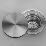 33-inch Workstation Two-Tiered Ledge Kitchen Sink Undermount 16 Gauge Stainless Steel RVH8222