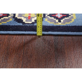 Rya Sweden Oriental Floral Area Rug Hand Knotted Wool Beige - 6'3" x 3'2" runner