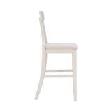 Ryder Handwoven Rattan Farmhouse Bar Stool