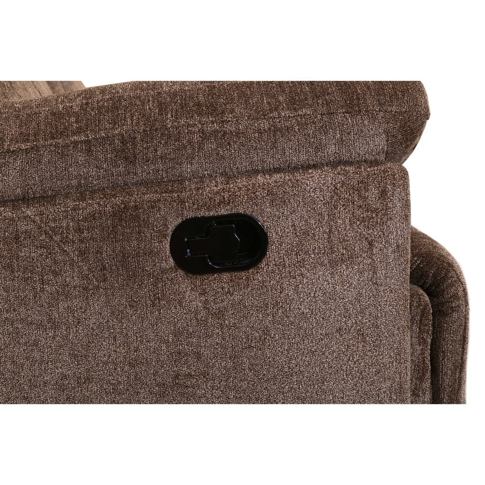 Ryder Cocoa 2-accent Pillow Dual Recliner Loveseat