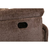 Ryder Cocoa 2-accent Pillow Dual Recliner Loveseat