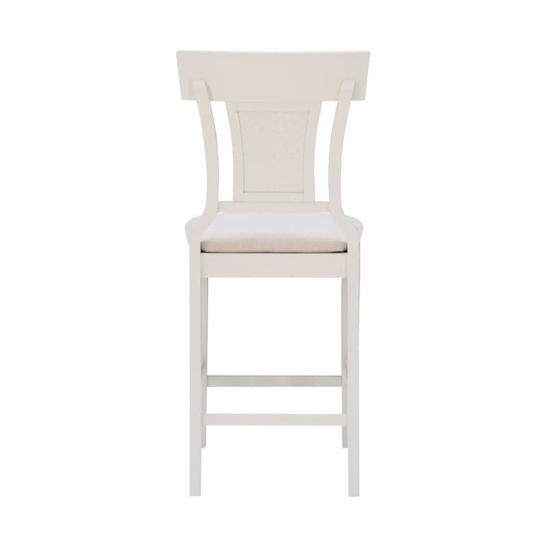 Ryder Handwoven Rattan Farmhouse Counter Stool
