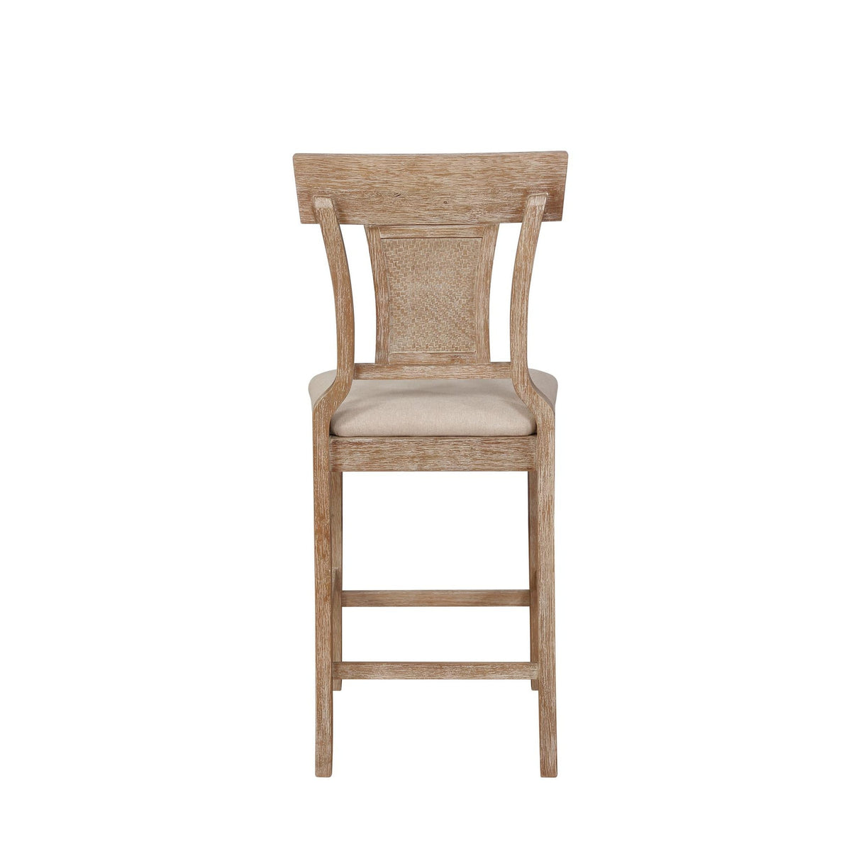 Ryder Handwoven Rattan Farmhouse Counter Stool
