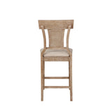 Ryder Handwoven Rattan Farmhouse Counter Stool