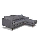 Rye Studio Boca Sofa Chaise RHF with Button Tufted