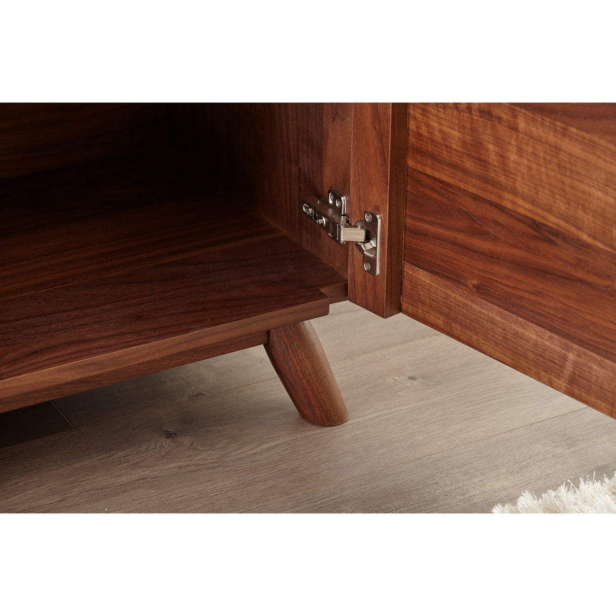 Rye Studio Kirkwood American Walnut Mid-century 3-section Sideboard