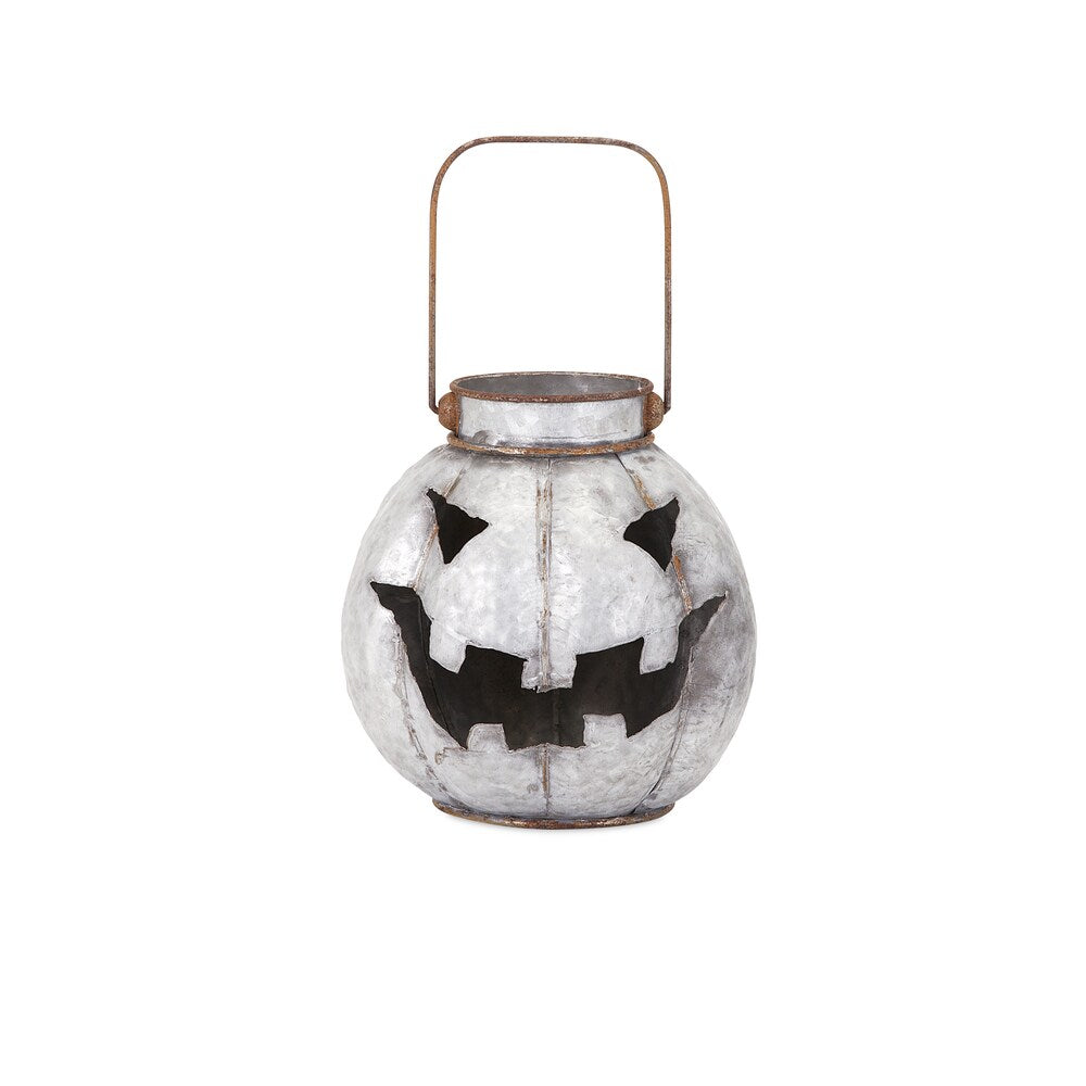 Rylan Galvanized Jack O Lantern