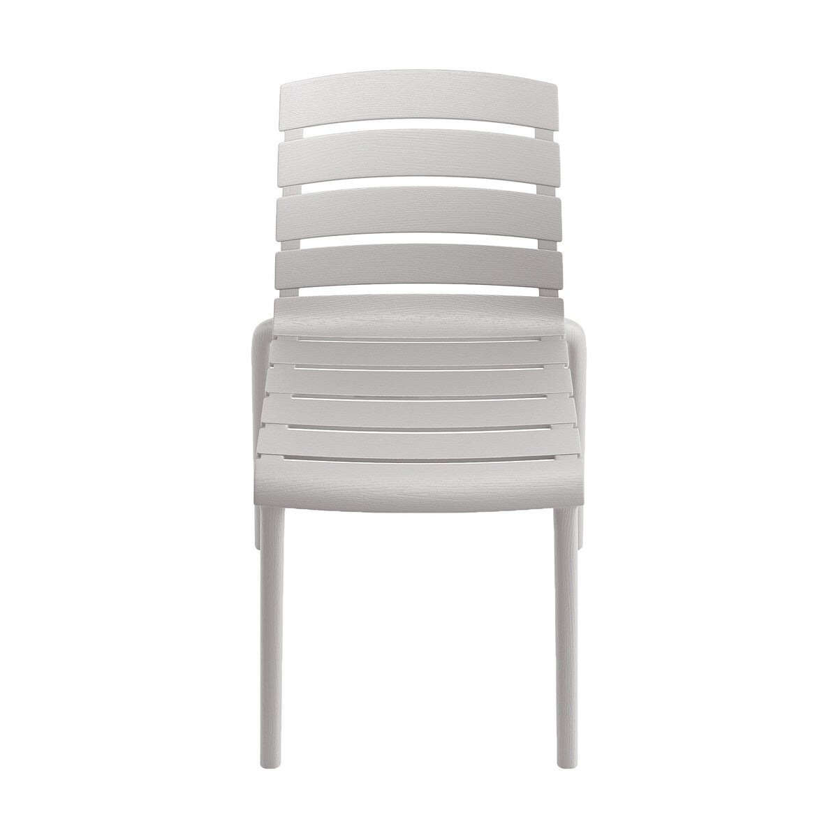 Rylan Stackable Plastic Chair for Indoors or Outdoors - Set of 2