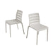 Rylan Stackable Plastic Chair for Indoors or Outdoors - Set of 2