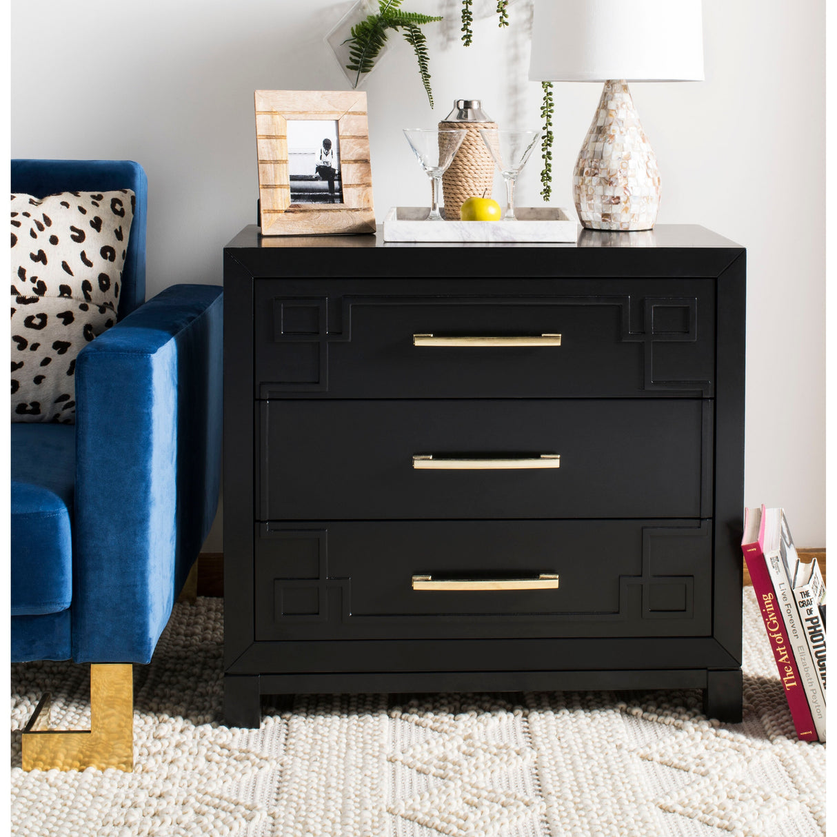 SAFAVIEH Altie 3-Drawer Chest