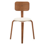 SAFAVIEH Alwine Upholstered Stackable Dining Chair (Set of 2) - 23Wx23Dx33H