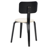 SAFAVIEH Alwine Upholstered Stackable Dining Chair (Set of 2) - 23Wx23Dx33H
