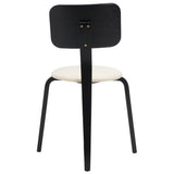 SAFAVIEH Alwine Upholstered Stackable Dining Chair (Set of 2) - 23Wx23Dx33H