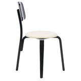 SAFAVIEH Alwine Upholstered Stackable Dining Chair (Set of 2) - 23Wx23Dx33H